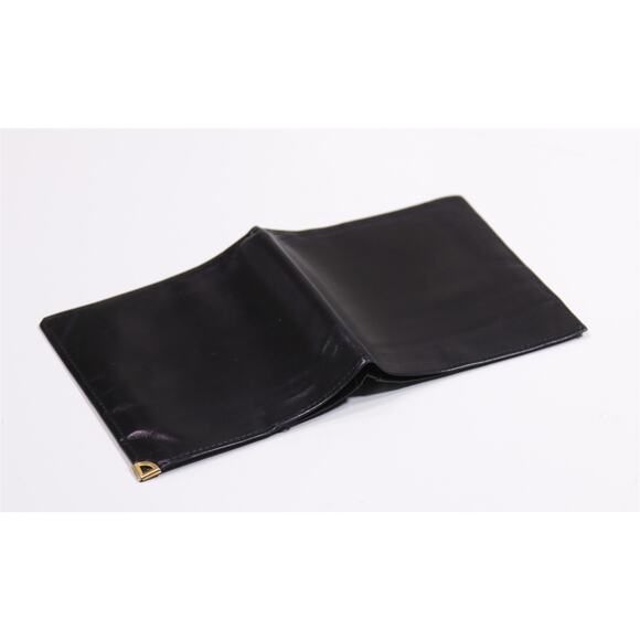 Bally Vintage Black Soft Leather Square Bifold Wallet - Picture 5 of 7